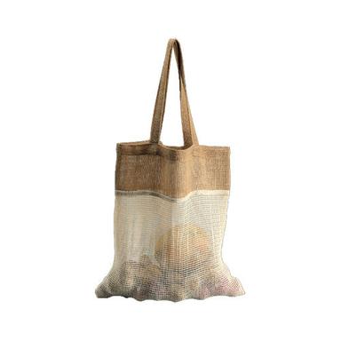 Brown Canvas Produce Shoulder Bag