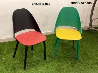 Plastic Chair Armless Plastic Chair Dining Chair for Home Cafe Office Indoor and Outdoor Use (Multi color)