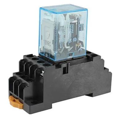 Black Electro Magnetic Power Relay