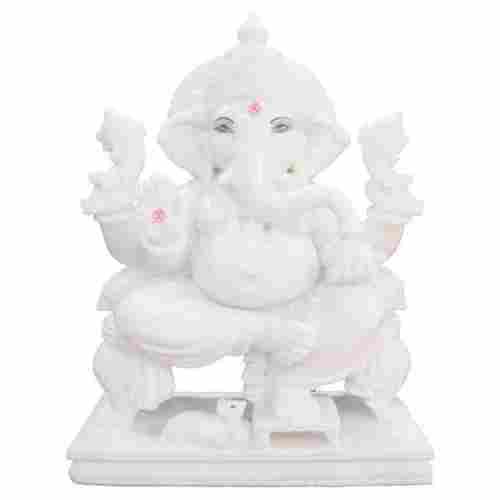 Pure White Marble Ganesh Statue