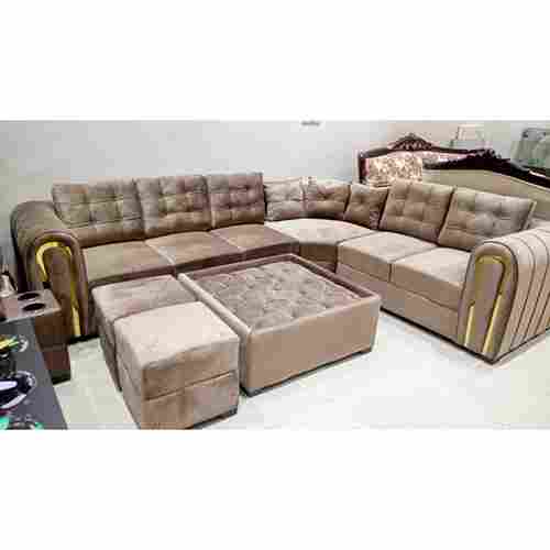 Wood State Wooden 7 Seater Sofa Set