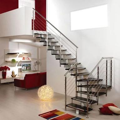 Interior Stainless Steel Stair Length: As Per Requirement Foot (Ft)