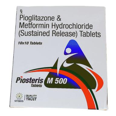 Pioglitazone And Metformin Sustained Release Tablet Keep Dry & Cool Place