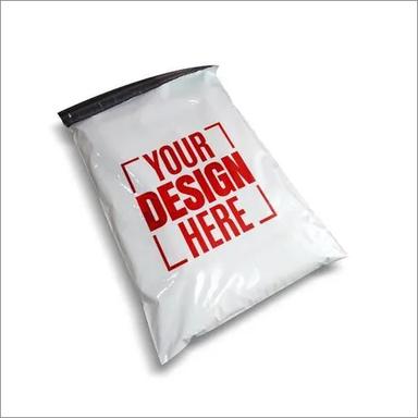 White Printed Tamper Proof Courier Bags