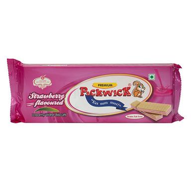 Normal 200 Gm Strawberry Flavoured Creamy Wafer Biscuits