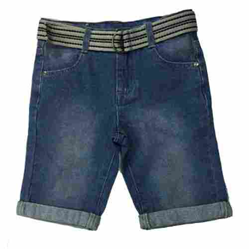 Boy Plain Denim Shorts