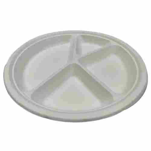 11 Inch 4 CP Bagasse Disposable Plate