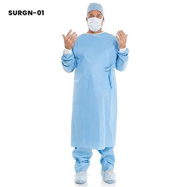 Blue Hospital Surgical Gown