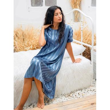 Blue & Different Colours Available Plain Stylish Dress