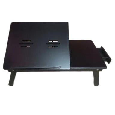 Black Wooden Portable Laptop Table