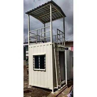 White Frp Watch Tower Security Cabin