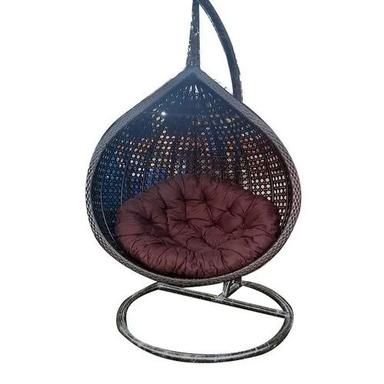 Brown Cushion Outdoor Swing Chair Application: Garden