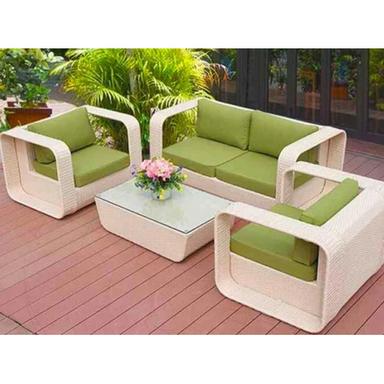 White-Green Garden Sofa Set