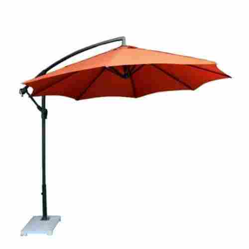 Plain Orange Garden Umbrella