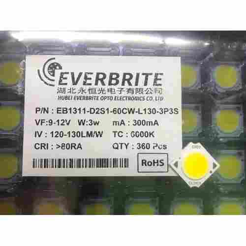 3W Eb1311 9-12V 300Ma Green LED Cob Chip