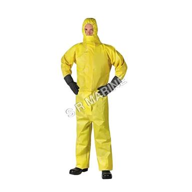 Yellow Industrial Chemical Protective Suit