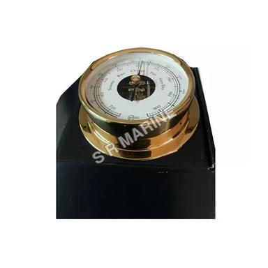 Manual Brass Aneroid Barometer