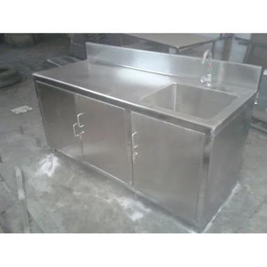 Ss Storage Sink Table Commercial Furniture
