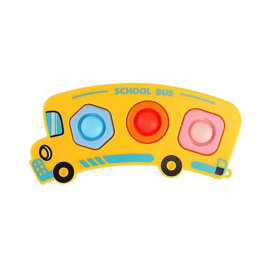 Bus Shape Flippy Pop It Toy For Kids Age Group: Under 12 Months