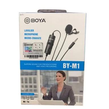 Boya By- M1 Lavalier Microphone Body Material: Plastic