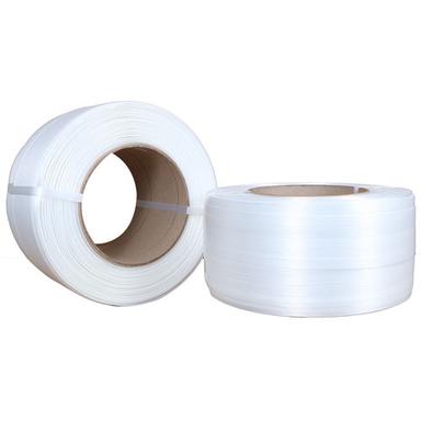 White Polyester Cord Strap With Buckle