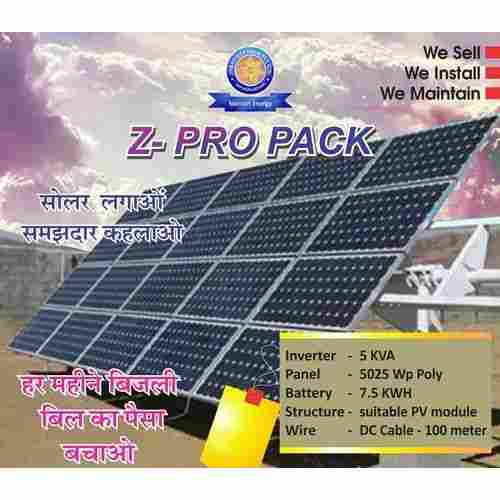 Residential Z-Pro Solar Power Pack