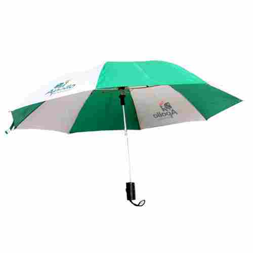 Green And White Umbrella