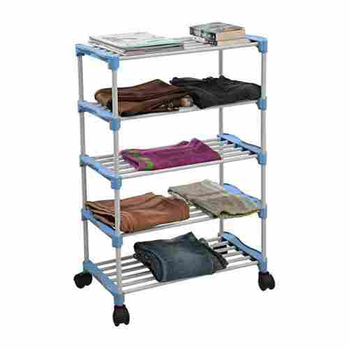 Stainless Steel Five Shelves Cloth Rack