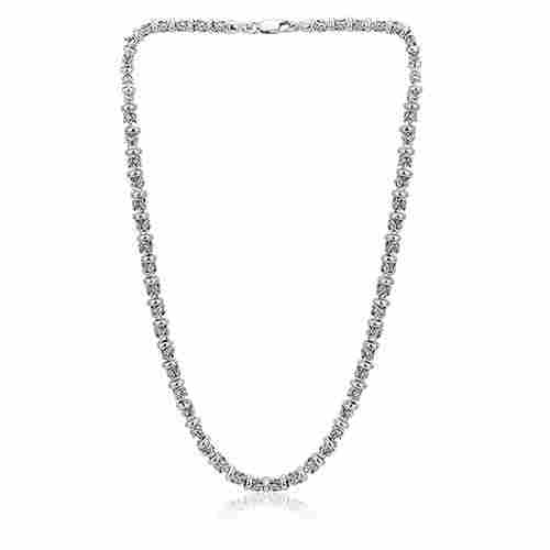 Handmade Byzantine Chain Silver Necklace