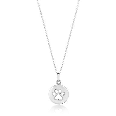 Dog Paw Necklace Size: Different Available