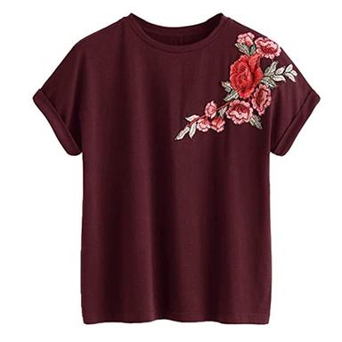 Washable Embroidered T Shirts