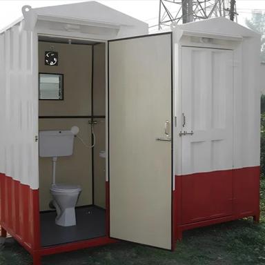 White Ms Portable Toilets