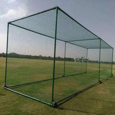 Green Movable Cricket Net Cage