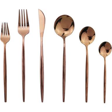 Golden Mofna Copper Cutlery Set