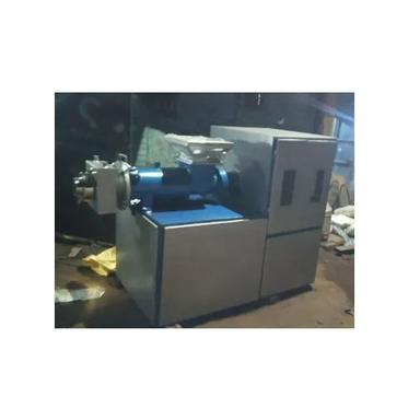 White-Blue Plodder Detergent Cake Making Machine