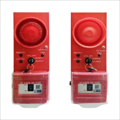 Red Fire Bus Alarm Panel