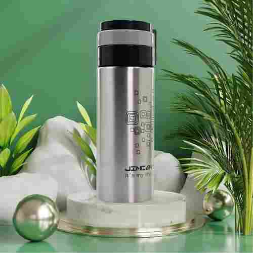 450ML STAINLESS STEEL WATER BOTTLE WITH RING CAP FOR MEN WOMEN KIDS THERMOS FLASK REUSABLE LEAK-PROOF THERMOS STEEL FOR HOME OFFICE GYM FRIDGE TRAVELLING (6450)