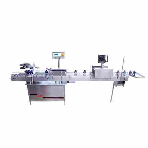 Labeling Machine With Shrink Tunnel