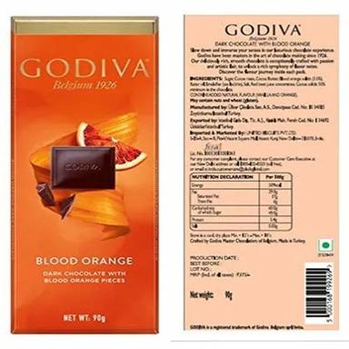 Imported Godiva Blood Orange Chocolate Bar