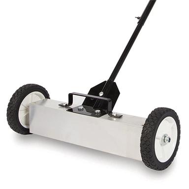 White Outdoor Magnetic Sweeper