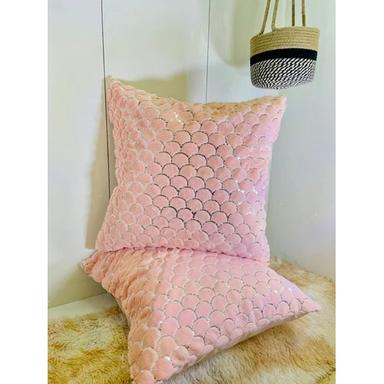 Plain Dyed Pink Cushion Cover