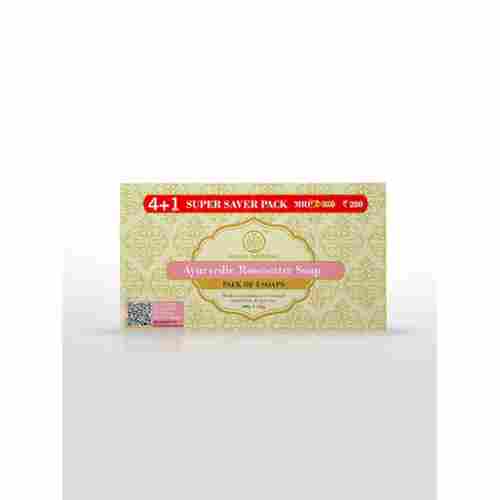 Khadi Natural Combo Pack(4 And 1)-Herbal Rosewater Soap