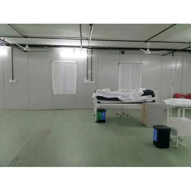 White Pre-Fabricated Covid Health Care Center Shed