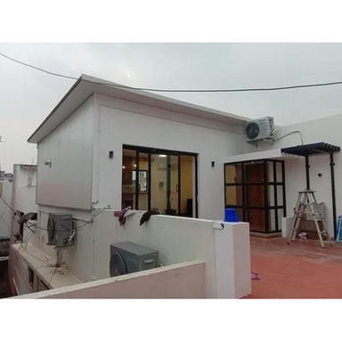 White Prefabricated Rooftop Residential House
