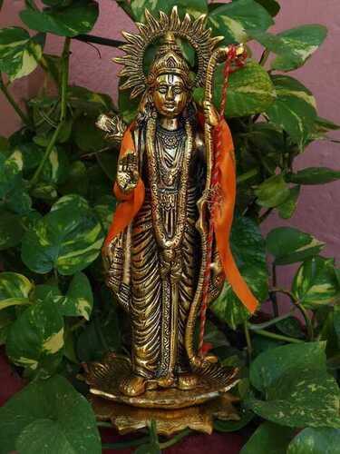 Lord Ram Metal Statue Idol gold plated