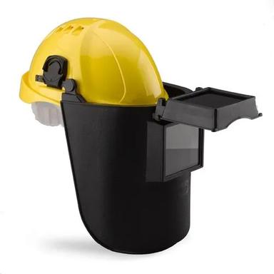 Yellow Udyogi 6-Pav Helmet Attachable Welding Face Shield