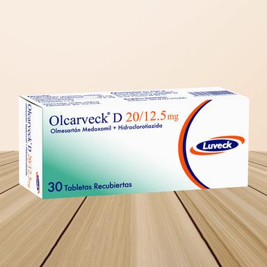 Olcarveck Olmesartan Medoxomil And Hydrochlorothiazide Tablets 20 Mg-12.5 Mg General Medicines