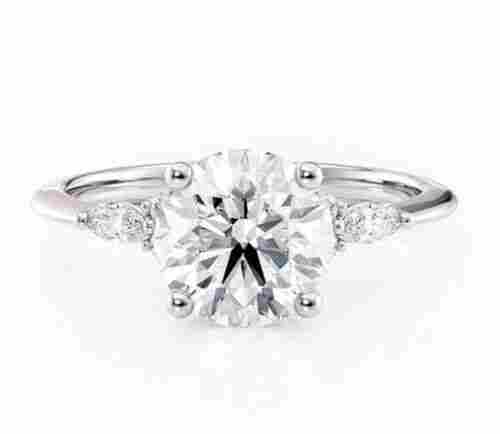 Three Stone Diamond Engagement Rings In 18k White Gold From Gemone Diamonds