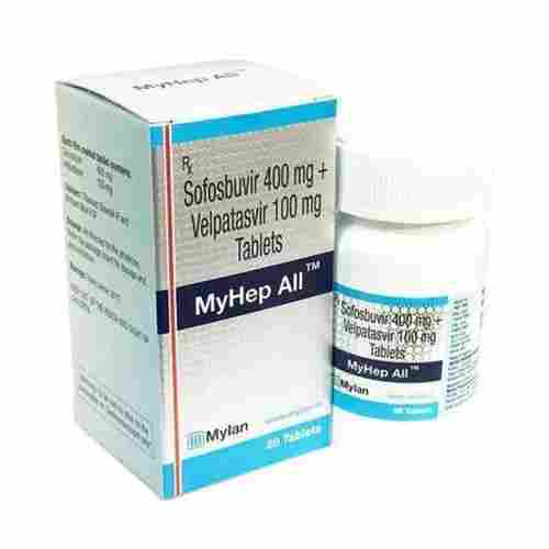 Sofosbuvir 400 mg  Velpatasvir 100mg Tablets