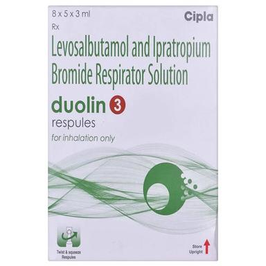 Levosalbutamol And Ipratropium Bromide Respirator Solution General Medicines
